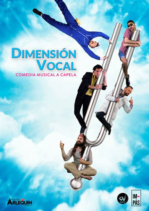 Dimensión Vocal: Comedia musical a capela - 400x566dimension vocal Comedia a capela arlequin scaled 1 1